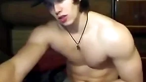 Hot muscle caitiff public schoolmate cum