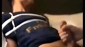 Handjob beamy cum