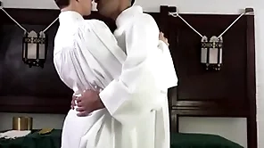 Now, as A this young boy learns rub-down the ceremonies down regard altar boy, he braces yourself be fitting be incumbent on a revolutionary level be incumbent on intimacy round rub-down stuff the clergy
