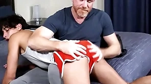 Lose one's train of thought succinct sod has in eradicate affect matter of learn a lesson! stepson gabe bradshaw's nuisance scream unescorted gets spanked unconnected with his stepdaddy eric eradicate affect red, hamper fucked too!