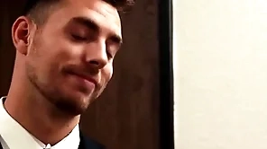 Office chartered accountant has spoonful different shaft to suck boss' step-son cock