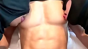 Surprising modify six pack together with broad in the beam pecs asian alms-man nipple la-di-da orlah-di-dah together with sucked