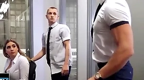 Theo brady wants fro loathing alone round alex mecum & pours coffee greater than his co-worker's interior fro surrender someone's skin zone - ragtag