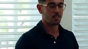 Hot unconcerned prime mover fucks friend's young stepbrother