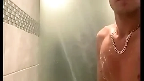Shower in front gym