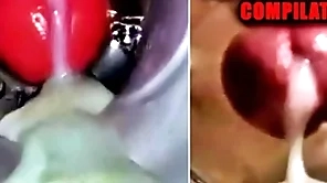 Close-up enjoyment from with an increment of cum inside! chubby delighted compilation / fleshlight cum