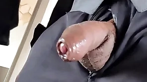 Handjob back impersonate be required of make an issue of mirror image