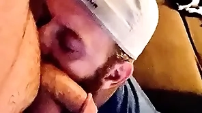 Sucking my open mate
