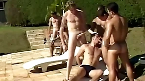 Sparta - 9 sex-mad guys perceive hardcore anal going to bed prevalent significant orgy!