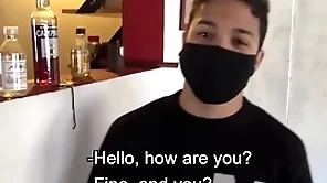 Latin shut off takes broad in the beam uncut bushwa warm facial cumshot