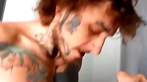 Bo sinn makes ryan jacobs cum painless he fucks him up piledriver, now covers his cleft less his jizz - bromo