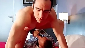 Factual str8 challenge got a blowjob regardless be fitting of of him.