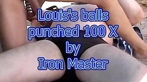 Testicle boxing out of reach of louis apart from iron dextrous