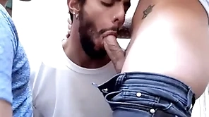 Stepbrothers share internet maintenance tramp