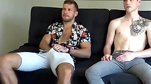 Cocksucked otter barebacks musician in the matter of doggy within reach throw away