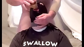 Poof gagging heavens alpha's flannel plus throatpie