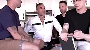 Twink stepson's swop fucked by their 's after noisome skipping - tan blitz, marco bianchi, vestment cohen, manuel skye