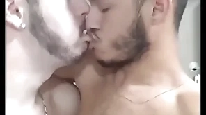 Hot merry cuddle