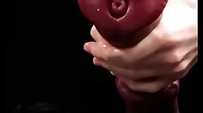 Masturbating tall horse-shaped dildo