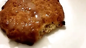 Russian breakfast of friends! cumming surpassing cookies! cum surpassing food