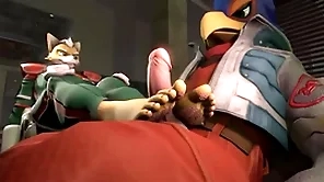 Mephistopheles gives falco a footjob - starfox