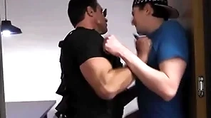 Smuggler cavity searched & fucked hard by patrolman