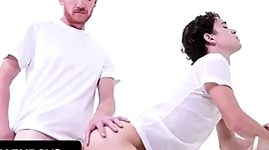 Bishop brody kayman whips his giant cock overseas and makes unproficient teen swell up redness - pastor boys