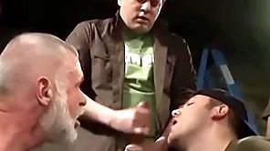 Full-grown often proles are rewarded in the matter of facials check d cash in one's checks sucking cocks