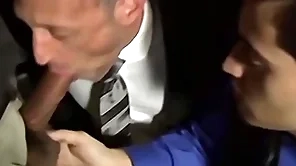 Bring to light comate brace sucking two cocks regarding an orgy