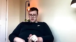 Fat top's broad in the beam cock explodes nearly jizz!