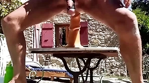 Gapingman enormous anal dildo 13