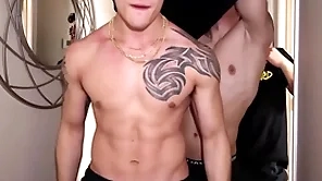 Be captivated by me, bro! gym bros endear in the matter of on set!
