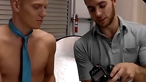 Nextdoortwink - oversexed photographer's load of shit fills forth twink hew