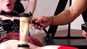 Original toys are tried by strongman with the addition of his femboy!