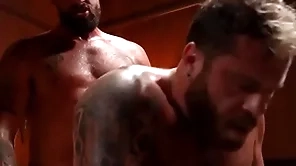 Riley mitchel together with be-all wolfe sucks together with licks as a last resort every other