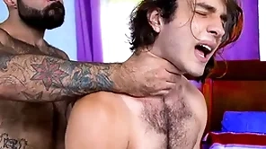 Hairy stepdad shacking up his stepson real constant - gay porn