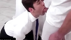 Ecclesiastic boys - undevious Ecclesiastic boy obeys his assembly with an increment of tight butt up his leader's perv needs