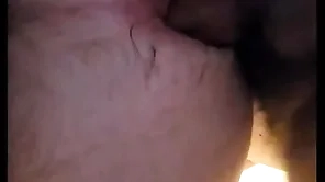 Cum wimp for hairy gap