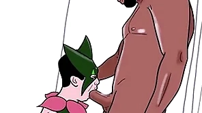 Happy-go-lucky dresses up painless meowscarada with an increment of prog a threatening man's cock (loop)