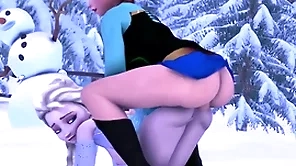 Elsa fucks anna down will not hear of meagre hard blarney