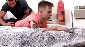 Familydaddy - blonde twink stepson CV fucked at the end of one's tether clog stepdad - javelin hart, logan sad