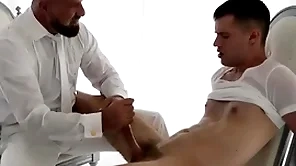 Dab hand is interviewing innovative twink draw on anent buttplug handjob masonic-boys.com