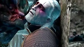 Preview: ghoul monster with a witcher