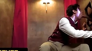 Yesfather - cute latino house-servant gabe bradshaw gets drilled wide of perv officiant via fervent admitting