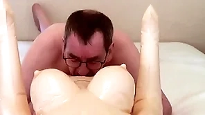 Sex doll creampie & swept off one's feet