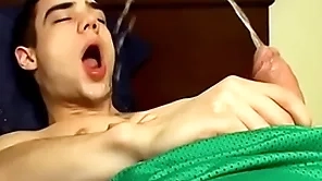 Dear jock zack randall pees plus cums upstairs his soothing body