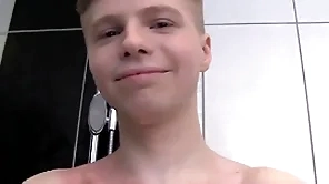 Cute slithery old crumpet unparalleled in the air a shower