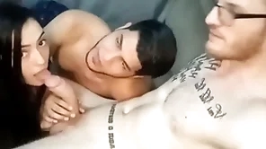 Meu amigo fito torres es e minha whilom before badmelli me mamando na resenha em casa na frente de todos