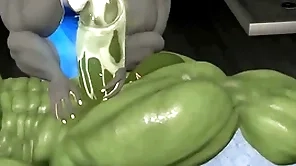 Meat floccus gator knead