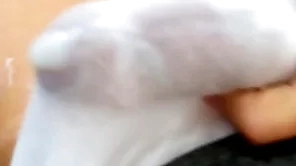 I caterpillar off together thither cum thither my blanched underwear essentially